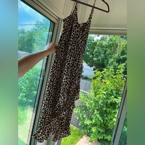 Cheetah Print, Open Front - Tie Around Dress 🐆